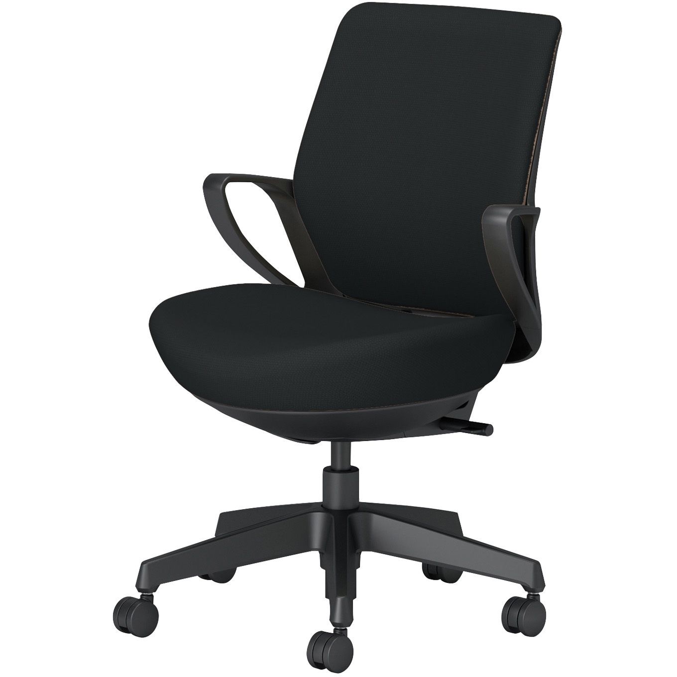 C10-B11CW-BKG9B61 オフィスチェアー ピコラリビナ ブラック脚 ローバック 布(配送・組立サービス付き) コクヨ 組立・設置・取付 <本体>ブラック<張地>ブラック色   C10-B11CW-BKG9B61