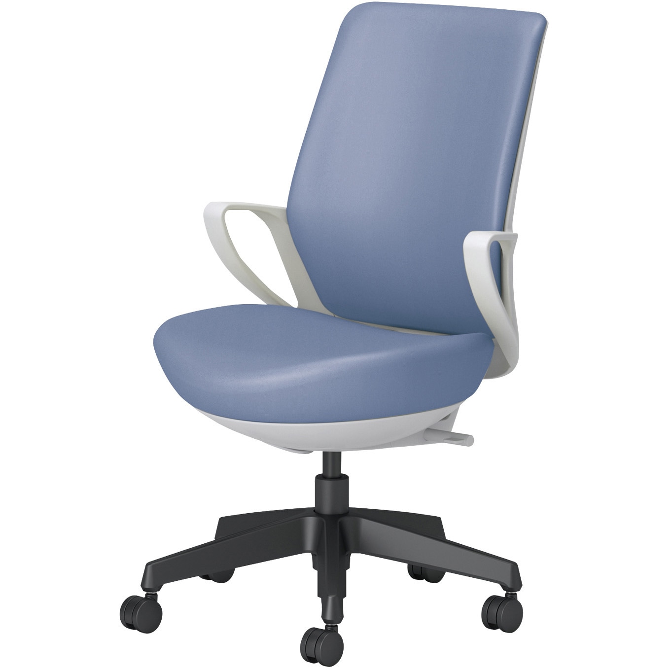 C10-B12SW-E1VZ621 オフィスチェアー ピコラリビナ ブラック脚 ハイバック レザー(配送・組立サービス付き) 1脚 コクヨ 【通販モノタロウ】