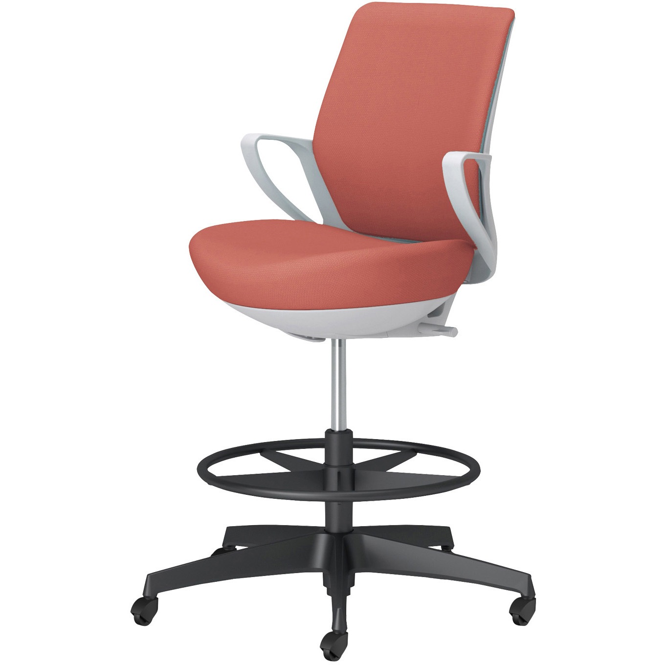 C10-B21CG-E1G90T1 オフィスチェアー ピコラリビナ ハイタイプ ブラック脚 ローバック 布(配送・組立サービス付き) 1脚 コクヨ 【通販モノタロウ】