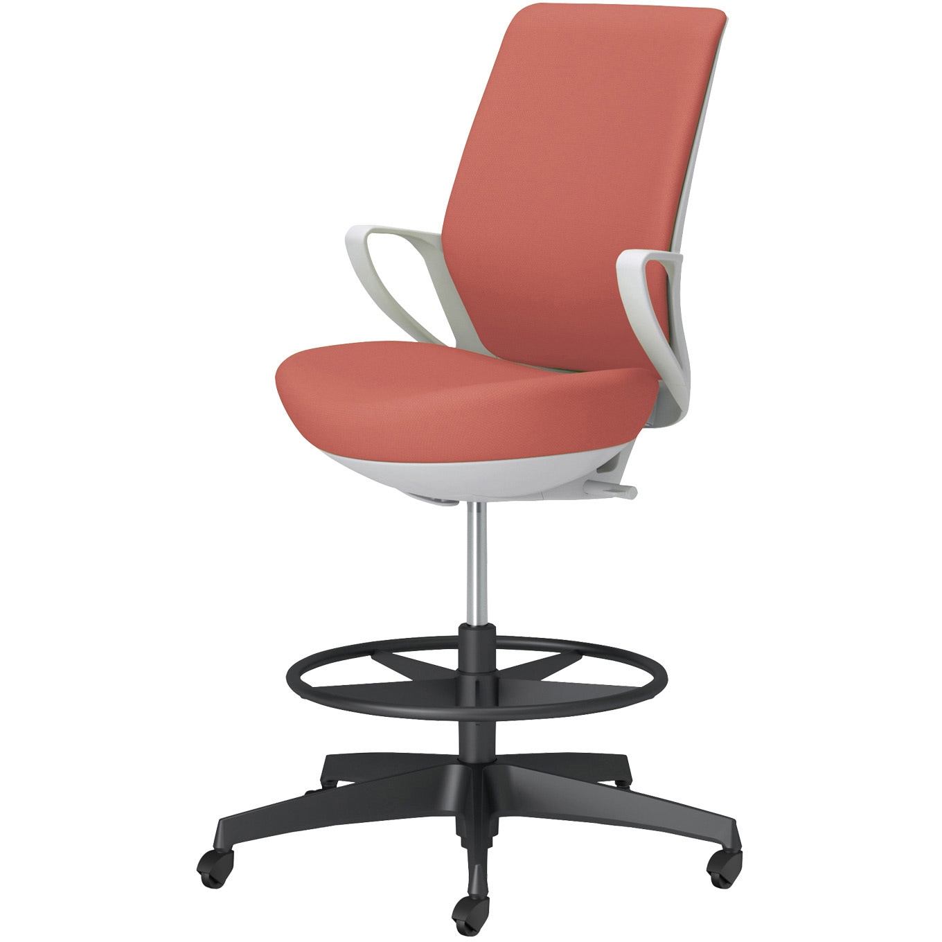 C10-B22CG-E1G90T1 オフィスチェアー ピコラリビナ ハイタイプ ブラック脚 ハイバック 布(配送・組立サービス付き) 1脚 コクヨ 【通販モノタロウ】