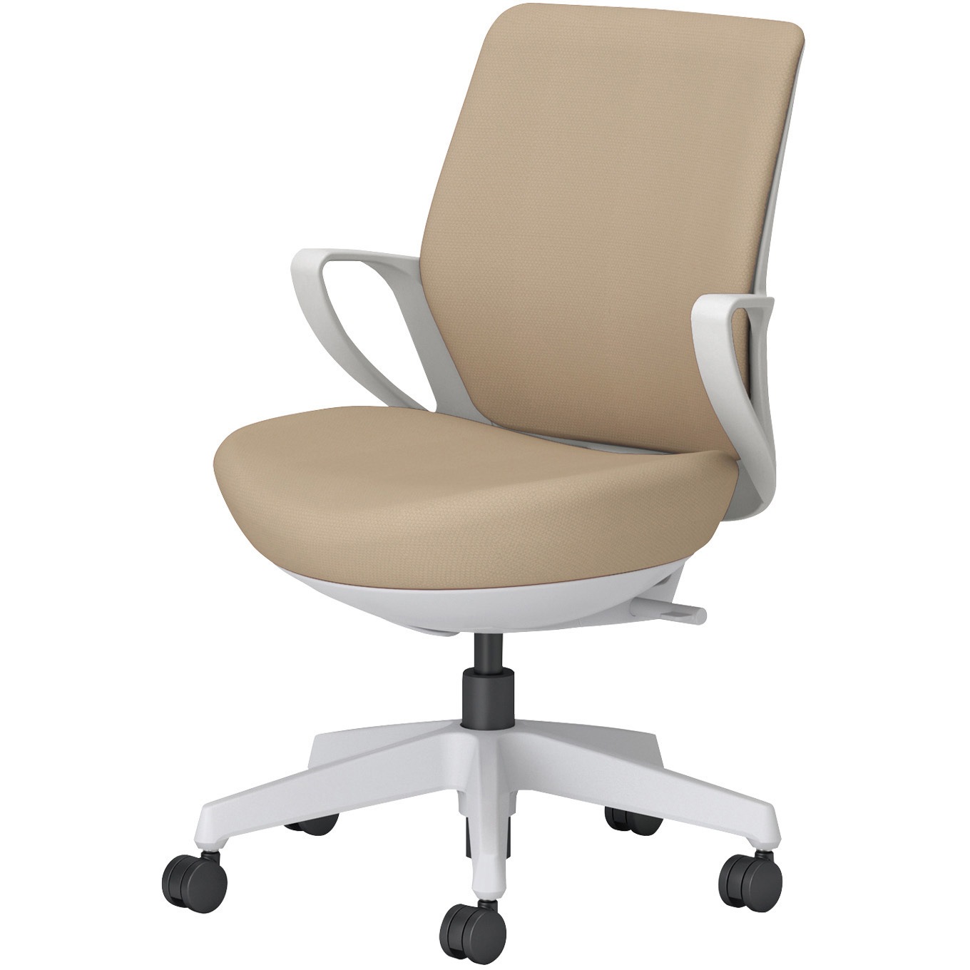 C10-W11CW-E1G9YK1 オフィスチェアー ピコラリビナ ホワイト脚 ローバック 布(配送・組立サービス付き) コクヨ 組立・設置・取付