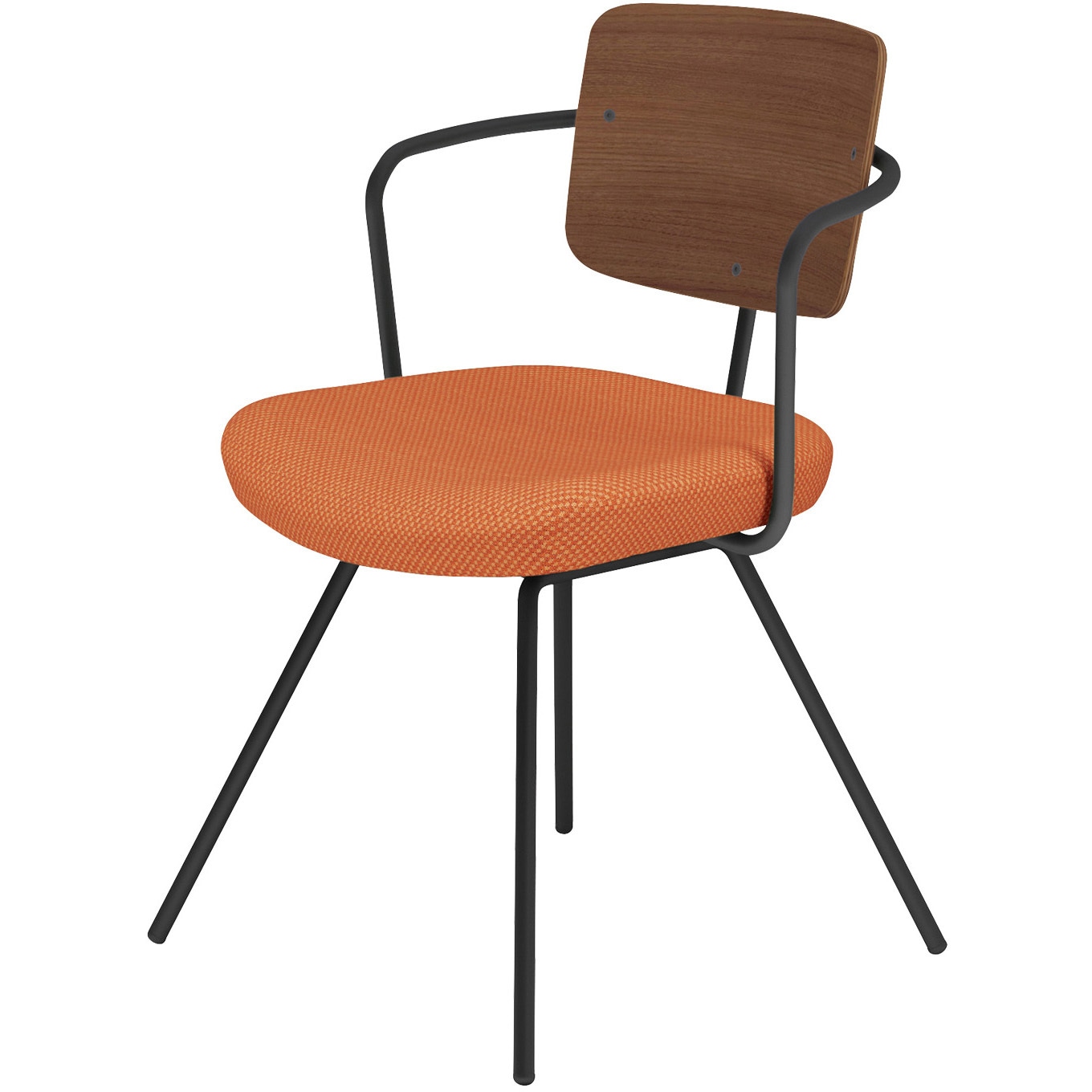 K16-B04CZ-B0TRX1 オフィスチェアー リーテ 4本脚 フレームタイプ 背合板(配送・組立サービス付き) コクヨ 組立・設置・取付