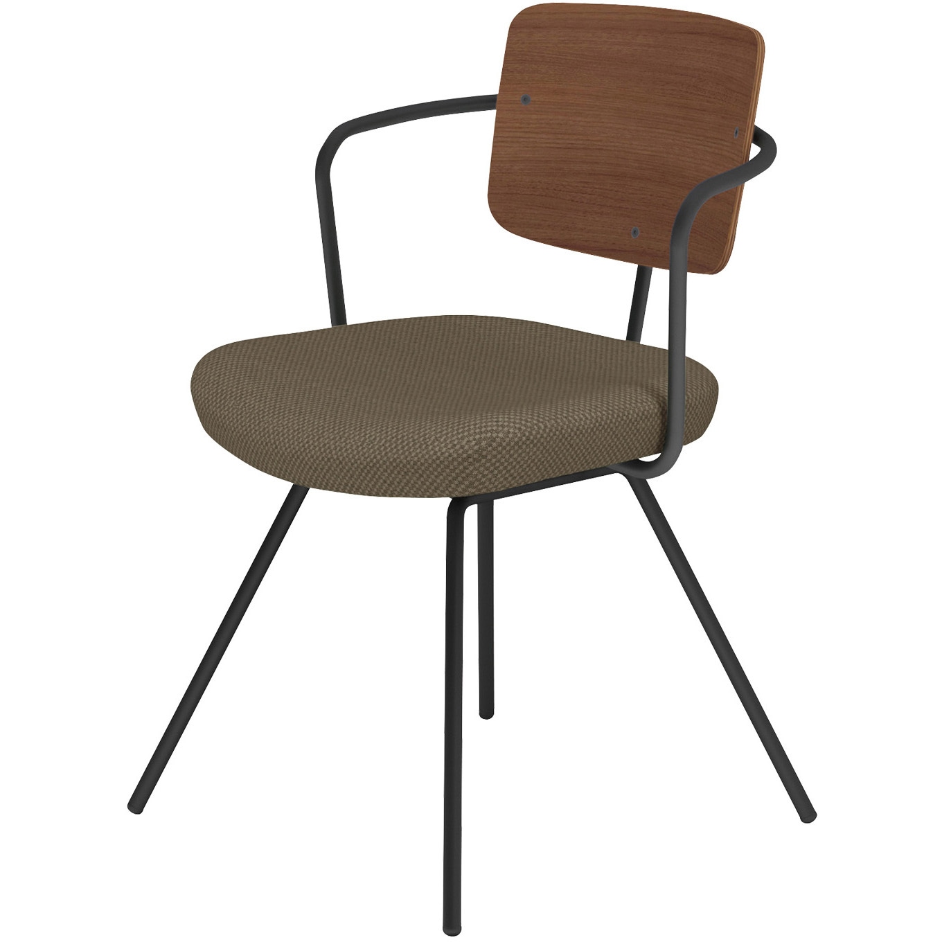 K16-B04CZ-BM6RX1 オフィスチェアー リーテ 4本脚 フレームタイプ 背合板(配送・組立サービス付き) コクヨ 組立・設置・取付