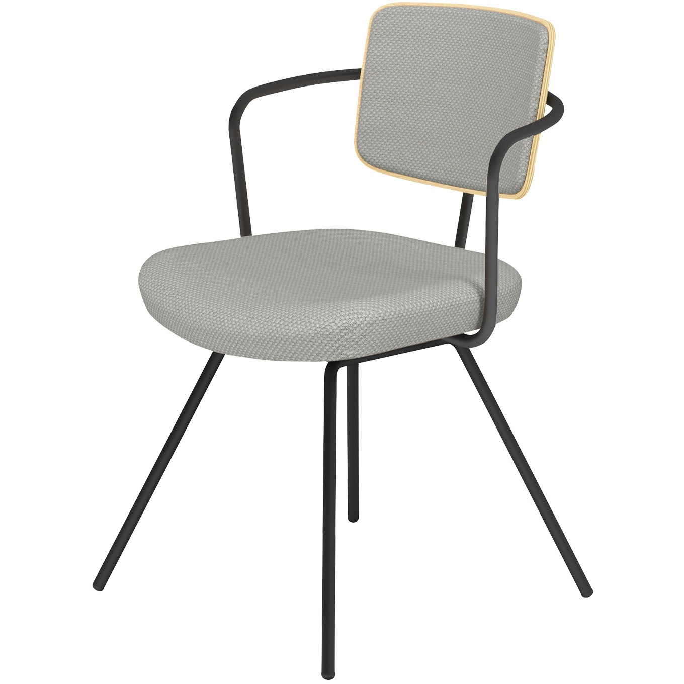 K16-B05CZ-BE2DE21 オフィスチェアー リーテ 4本脚 フレームタイプ 背クッション(配送・組立サービス付き) コクヨ 組立・設置・取付 <背>ナチュラル<座>ライトグレー色   K16-B05CZ-BE2DE21