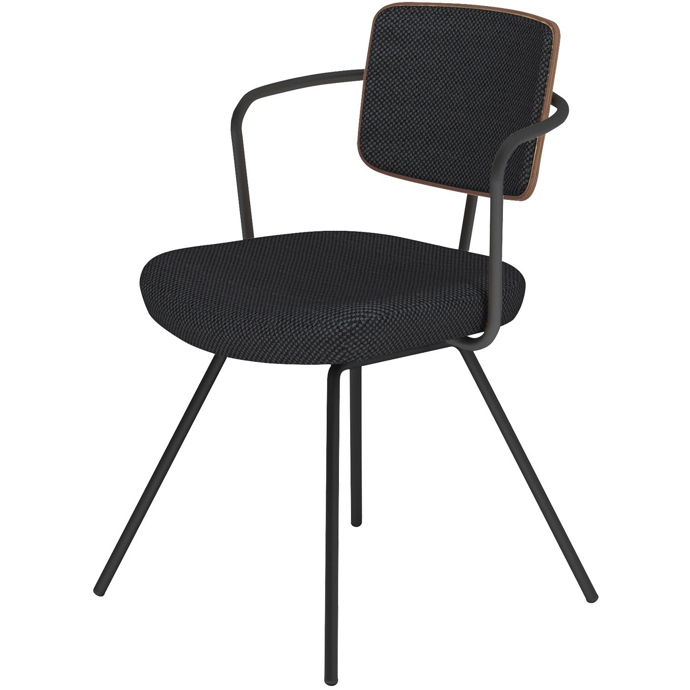 K16-B05CZ-BE6RE61 オフィスチェアー リーテ 4本脚 フレームタイプ 背クッション(配送・組立サービス付き) コクヨ 組立・設置・取付 <背>ブラウン<座>ブラック色   K16-B05CZ-BE6RE61