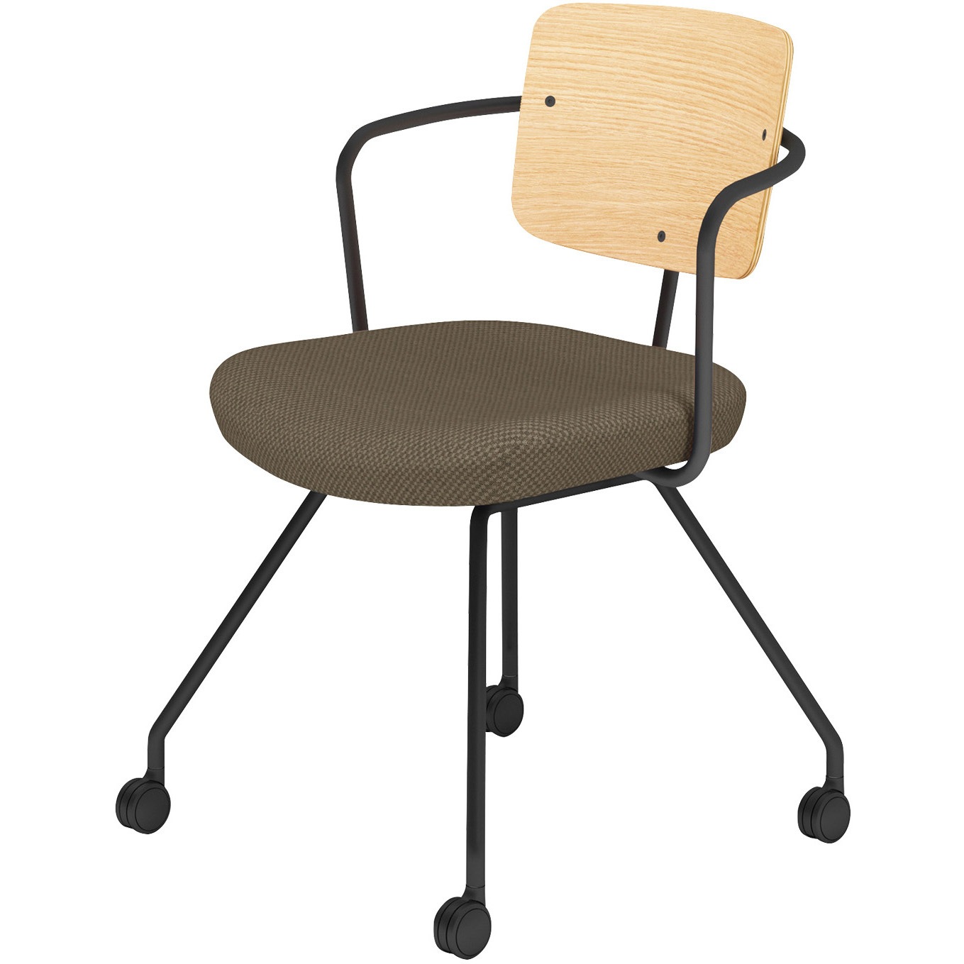 K16-B24CU-BM6DX1 オフィスチェアー リーテ キャスター脚 フレームタイプ 背合板(配送・組立サービス付き) 1脚 コクヨ 【通販モノタロウ】 43,537円