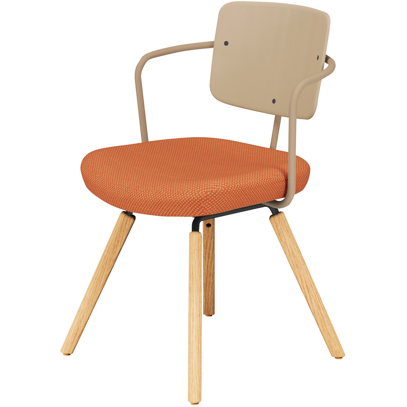 K16-D03CZ-Z0T1KX1 オフィスチェアー リーテ 木脚 フレームタイプ 背樹脂(配送・組立サービス付き) コクヨ 組立・設置・取付