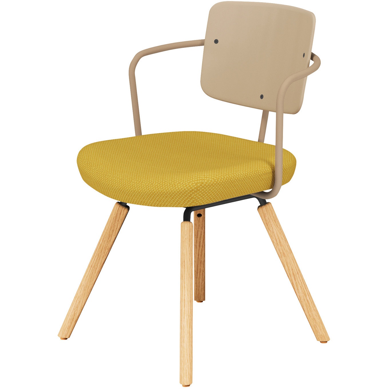 K16-D03CZ-Z1S1KX1 オフィスチェアー リーテ 木脚 フレームタイプ 背樹脂(配送・組立サービス付き) コクヨ 組立・設置・取付 43,788円