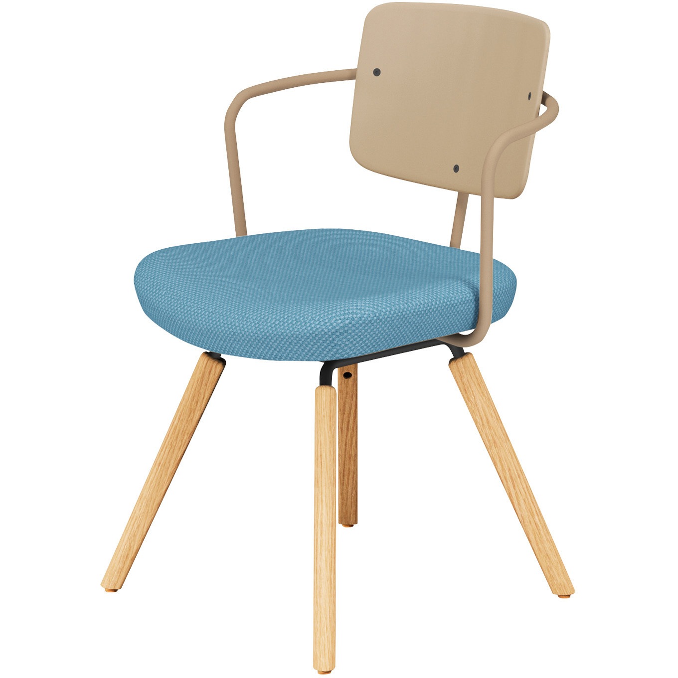 K16-D03CZ-ZR31KX1 オフィスチェアー リーテ 木脚 フレームタイプ 背樹脂(配送・組立サービス付き) コクヨ 組立・設置・取付