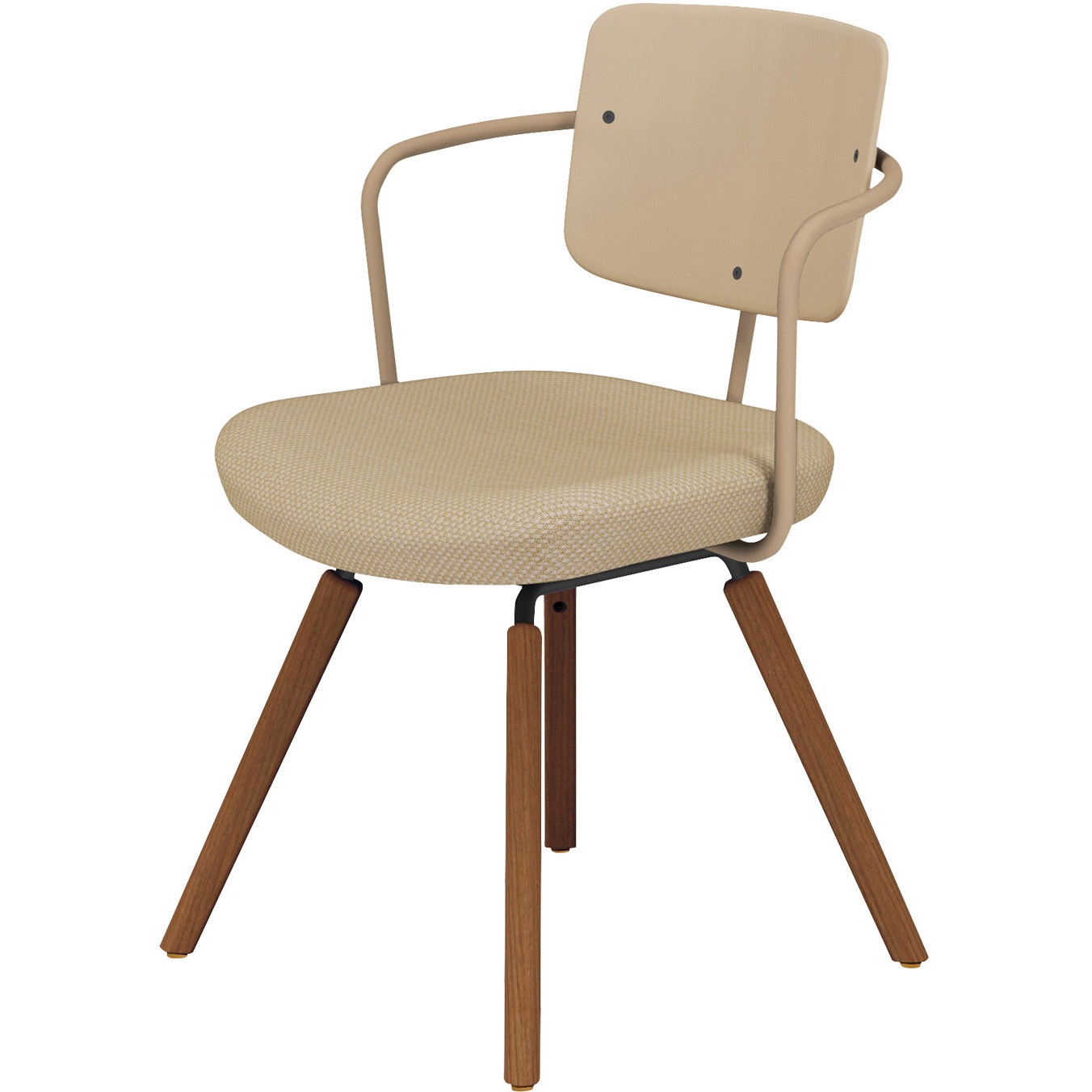 K16-R03CZ-Z1K1KX1 オフィスチェアー リーテ 木脚 フレームタイプ 背樹脂(配送・組立サービス付き) コクヨ 組立・設置・取付