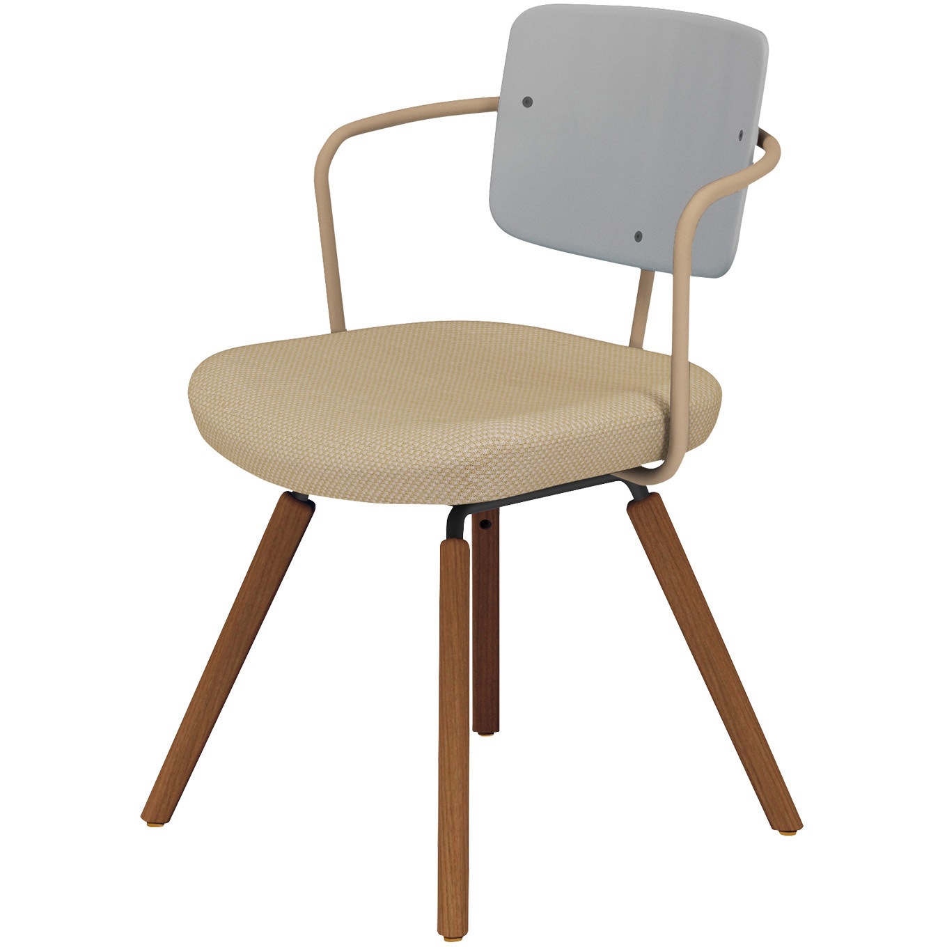 K16-R03CZ-Z1KE2X1 オフィスチェアー リーテ 木脚 フレームタイプ 背樹脂(配送・組立サービス付き) コクヨ 組立・設置・取付