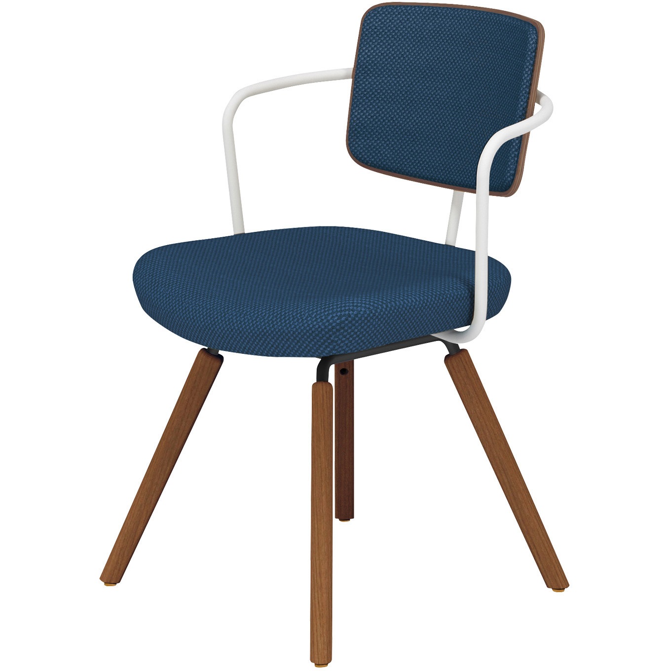 K16-R05CZ-WT7RT71 オフィスチェアー リーテ 木脚 フレームタイプ 背クッション(配送・組立サービス付き) コクヨ 組立・設置・取付 <背>ブラウン<座>ネイビー色   K16-R05CZ-WT7RT71