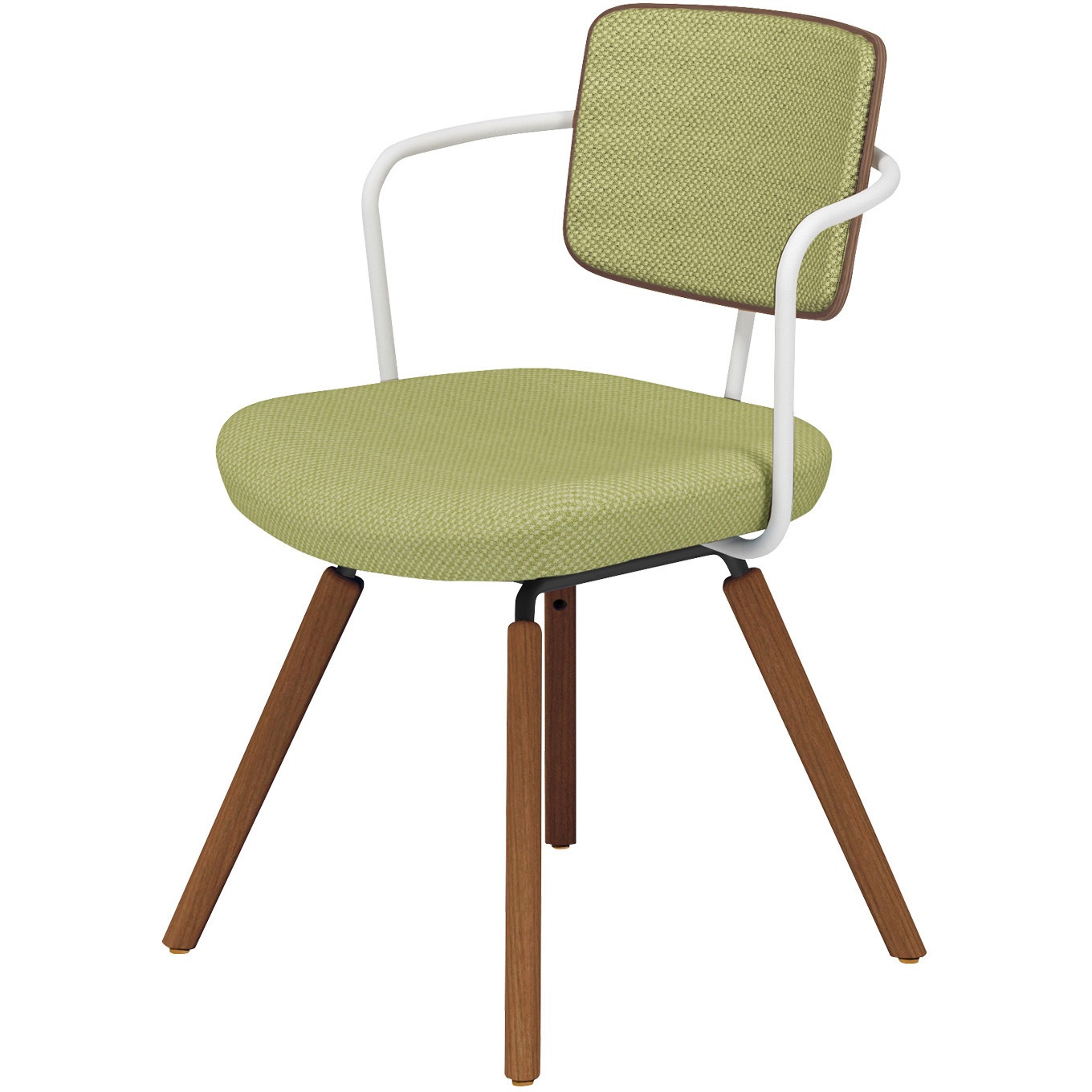 K16-R05CZ-WV3RV31 オフィスチェアー リーテ 木脚 フレームタイプ 背クッション(配送・組立サービス付き) コクヨ 組立・設置・取付 <背>ブラウン<座>グラスグリーン色   K16-R05CZ-WV3RV31