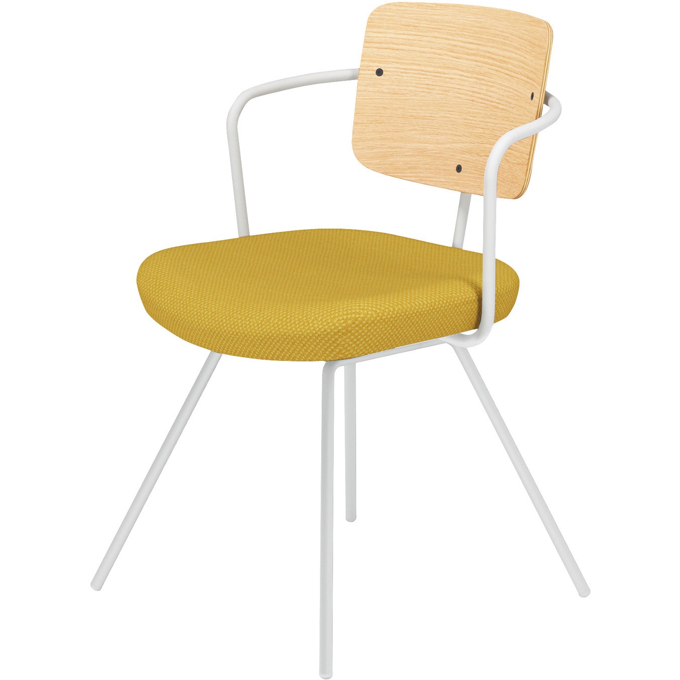 K16-W04CZ-W1SDX1 オフィスチェアー リーテ 4本脚 フレームタイプ 背合板(配送・組立サービス付き) コクヨ 組立・設置・取付