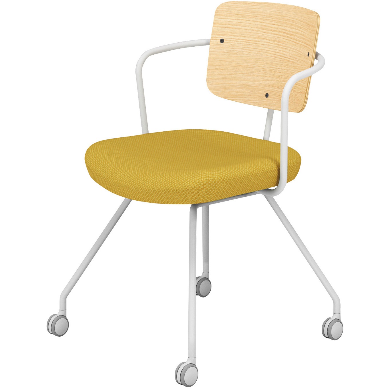 K16-W24CU-W1SDX1 オフィスチェアー リーテ キャスター脚 フレームタイプ 背合板(配送・組立サービス付き) 1脚 コクヨ 【通販モノタロウ】