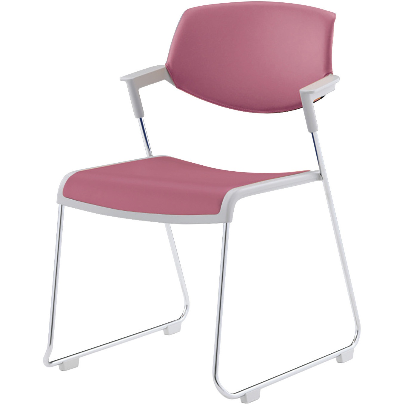 CK-M621E2VZ94 会議イス サティオ 背カバー ライトグレーシェル メッキ脚(配送・組立サービス付き) コクヨ 組立・設置・取付 14,985円