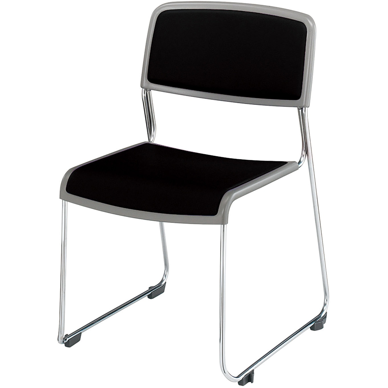 CK-M890VZE6 会議イス CK-890 メッキ脚 ビニルレザー張り(配送・組立サービス付き) コクヨ 組立・設置・取付 ブラック色   CK-M890VZE6