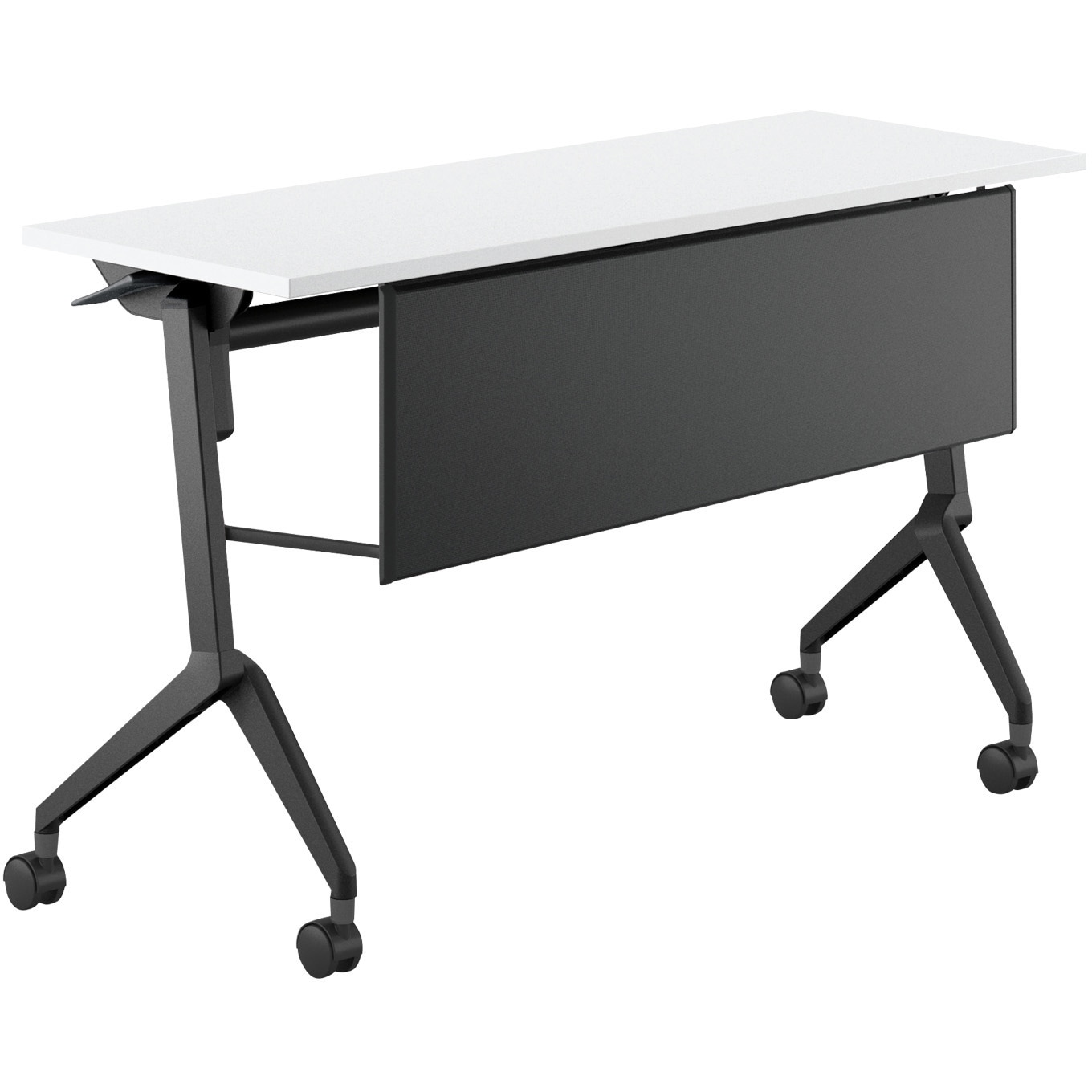 FLF-K1204MPN-6APW2 フラップ天板会議テーブル リーフライン 幕板付