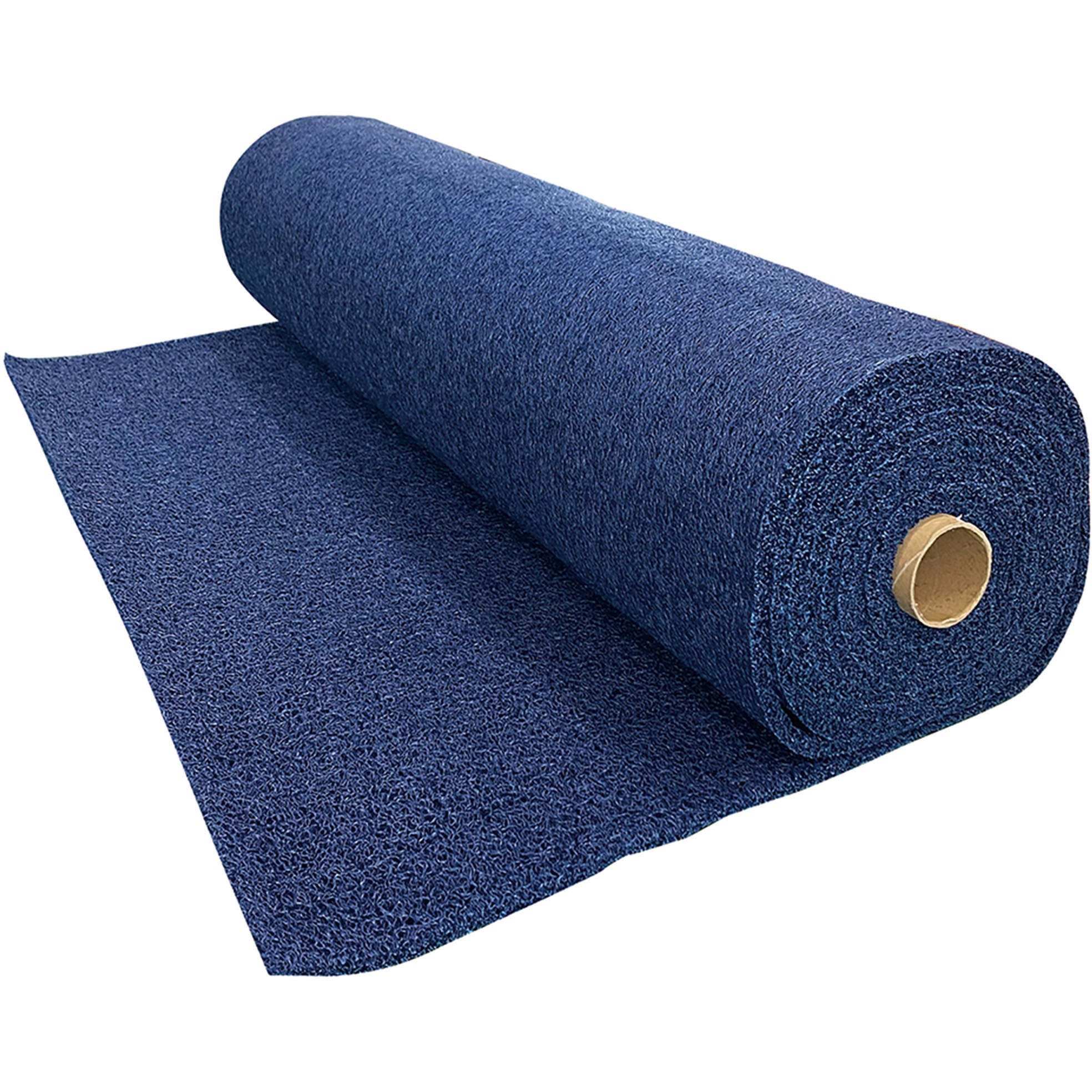 コイル歩行マット ネイビー 1枚 KI-1206NB 縦1200×横6000×厚み13mm カーボーイ クッション 負担軽減 すべり止め 歩行者の誘導に コイル歩行マット 120㎝×70㎝　入荷後の出荷となります