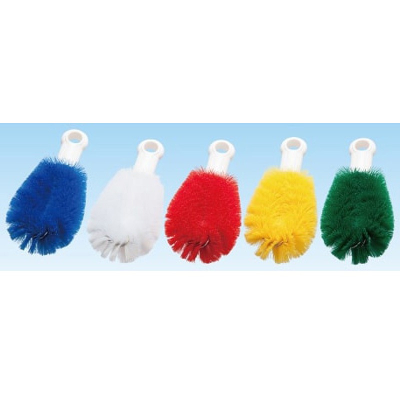 HBS-T-MS-W タワシ《M/Sダブル》ホワイト 椿本興業 全長165mm 1セット(10本) HBS-T-MS-W