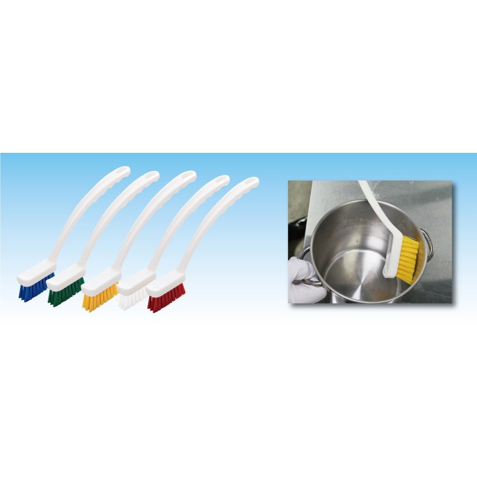 HBS-S-Y すき間ブラシ イエロー 椿本興業 全長315mm 1セット(10本) HBS-S-Y