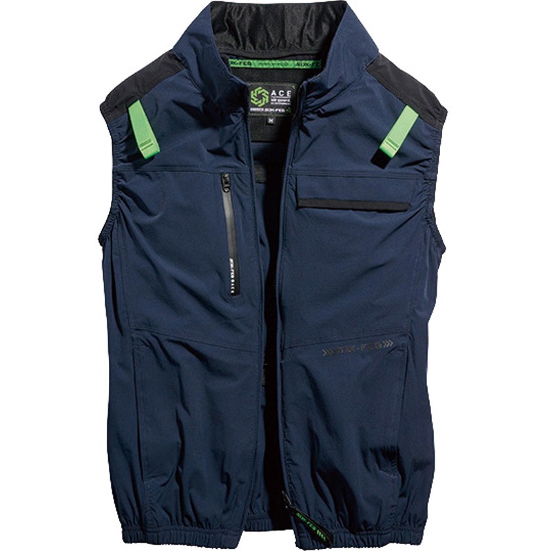 05512 05512 アーリエスエアベスト S-AIR(シンメン) ディープネイビー色 サイズS