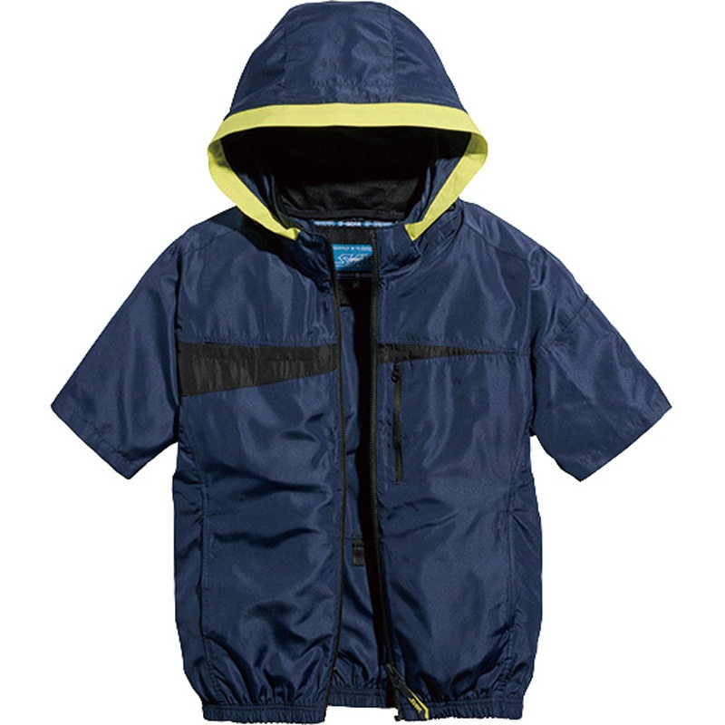 05571 05571 フレッシフードショートジャケット S-AIR(シンメン) ネイビー色 サイズ7L