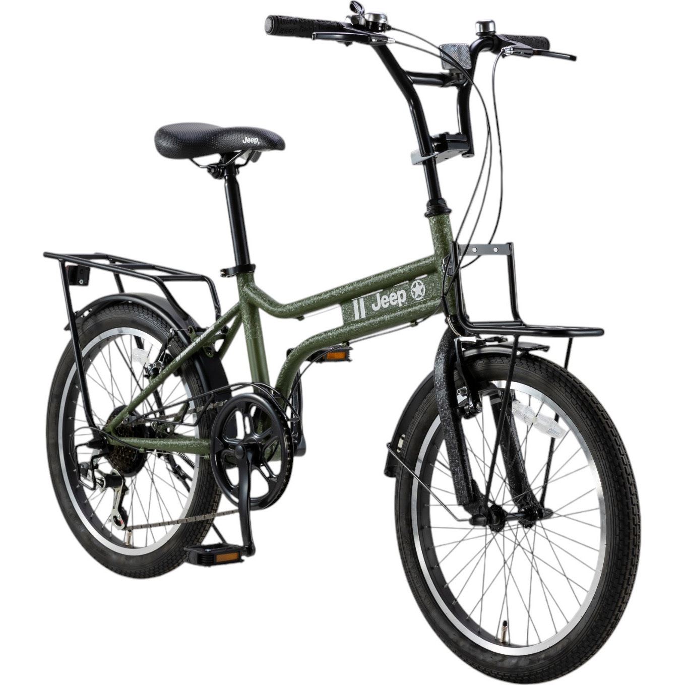 JE-206MX-TCBT-OL 防災サイクル 20型6段変速付きミニベロ MINI VELO 