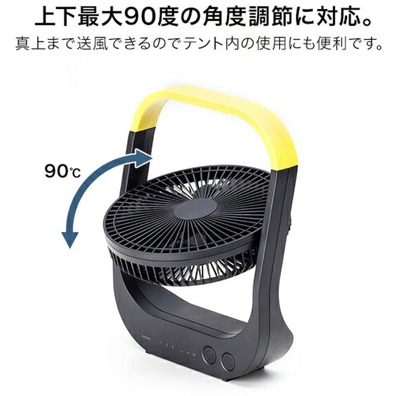 SF-DF39 BK 扇風機 アウトドアファン どこでもFANTASTIC ホーム