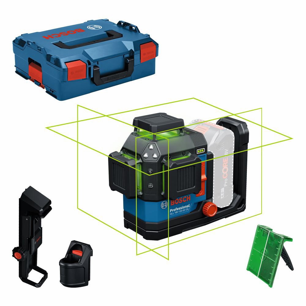 GLL18V-120-33CG108SET レーザー墨出し器 1台 BOSCH(ボッシュ) 【通販