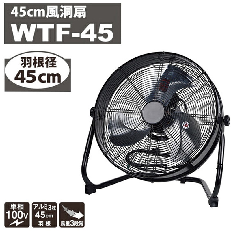WTF-45 工場扇 産業用送風機 1台 ナカトミ 【通販モノタロウ】