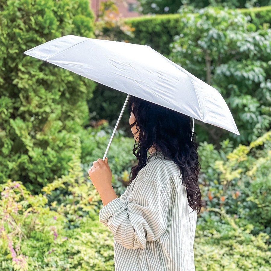 TU-0004-006 超軽量スリム遮光折りたたみ傘 MARKLESS STYLE ネイビー色  1セット(5本) TU-0004-006