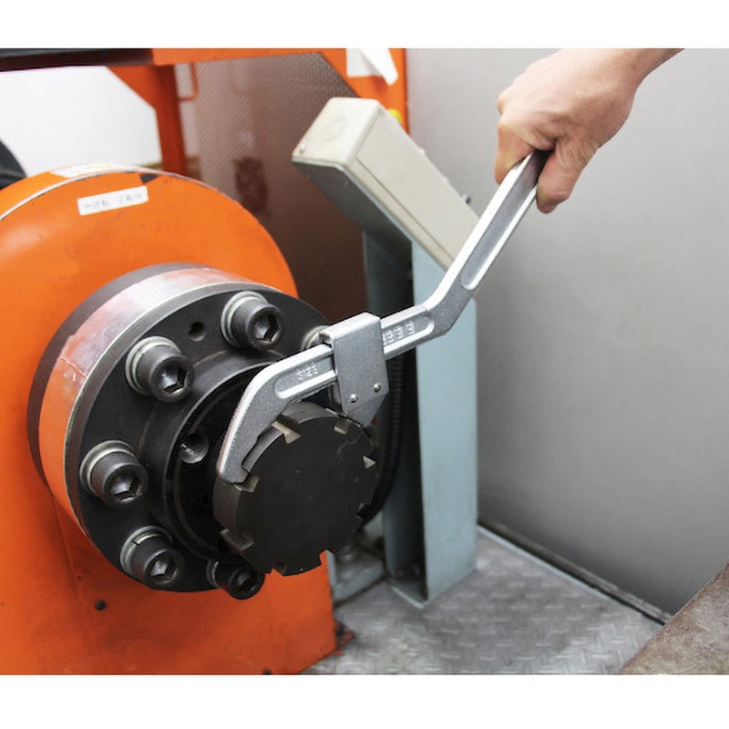 FSA-105 フックスパナ(調整式) 1丁 TONE(トネ/旧:前田金属工業) 【通販