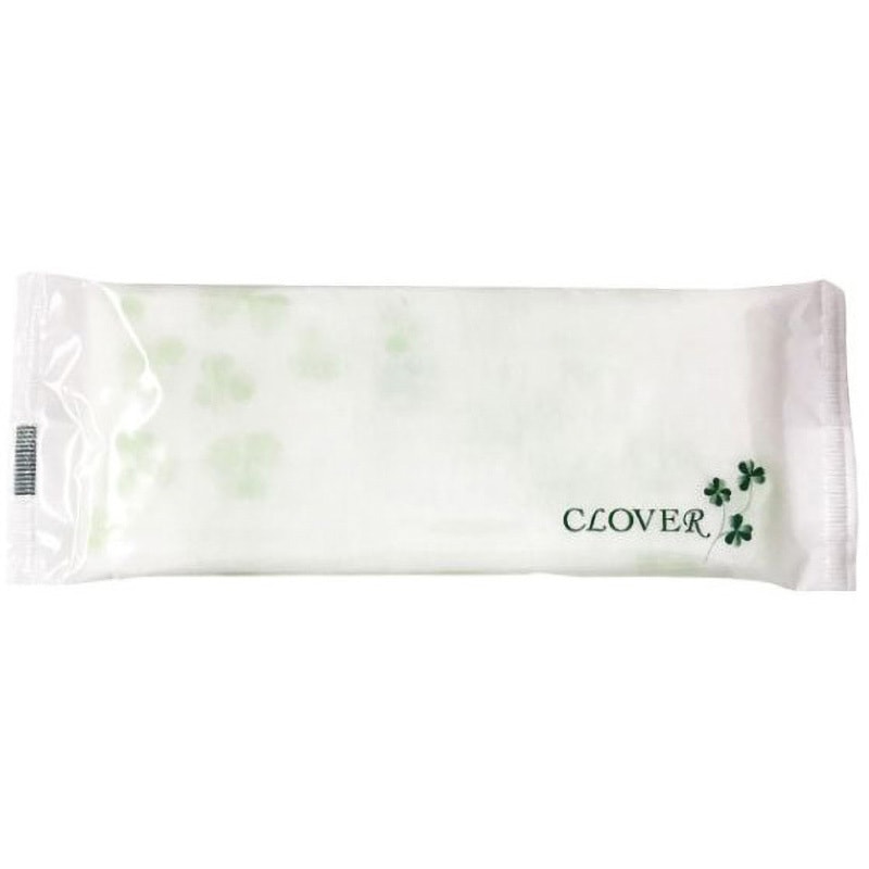 クローバーL平 紙おしぼり 1ケース(100枚×8袋) 角田紙業 【通販モノタロウ】