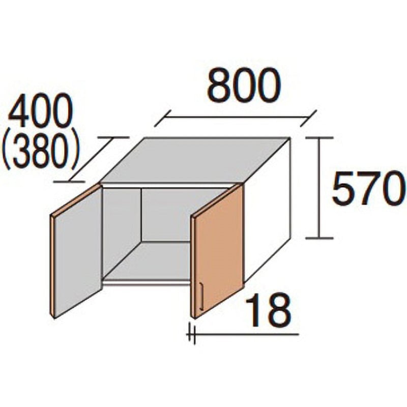 収納庫 XQCE4S23FTJY 玄関収納コンポリア 天袋ユニット(H570) 3型(取っ手仕様