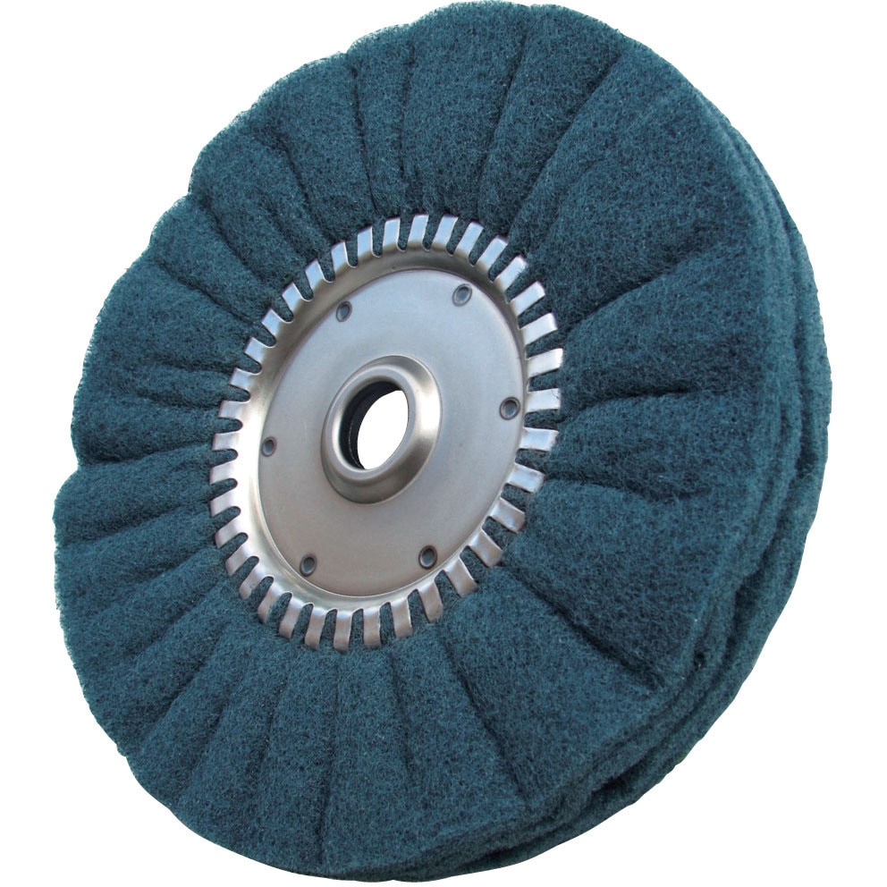 NSTB-350-31.8-#320 ユニロンサテンバフ ヤナセ(柳瀬) 粒度320 外径350mm穴径31.8mm 1個