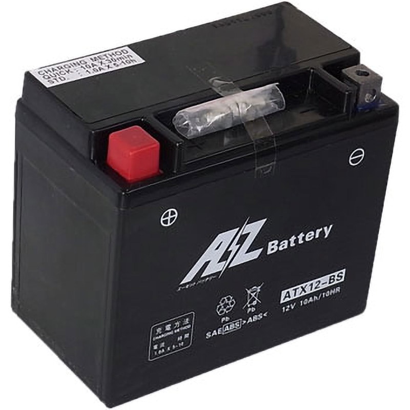 ATX12-BS AZ高始動カルシウムバッテリー(液入タイプ) AZ BATTERY 12V