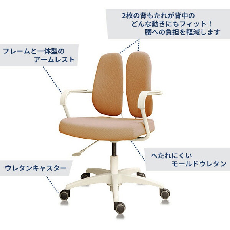 DR-260FW-GRAY デュオレストチェア DUOREST(デュオレスト) キャスター