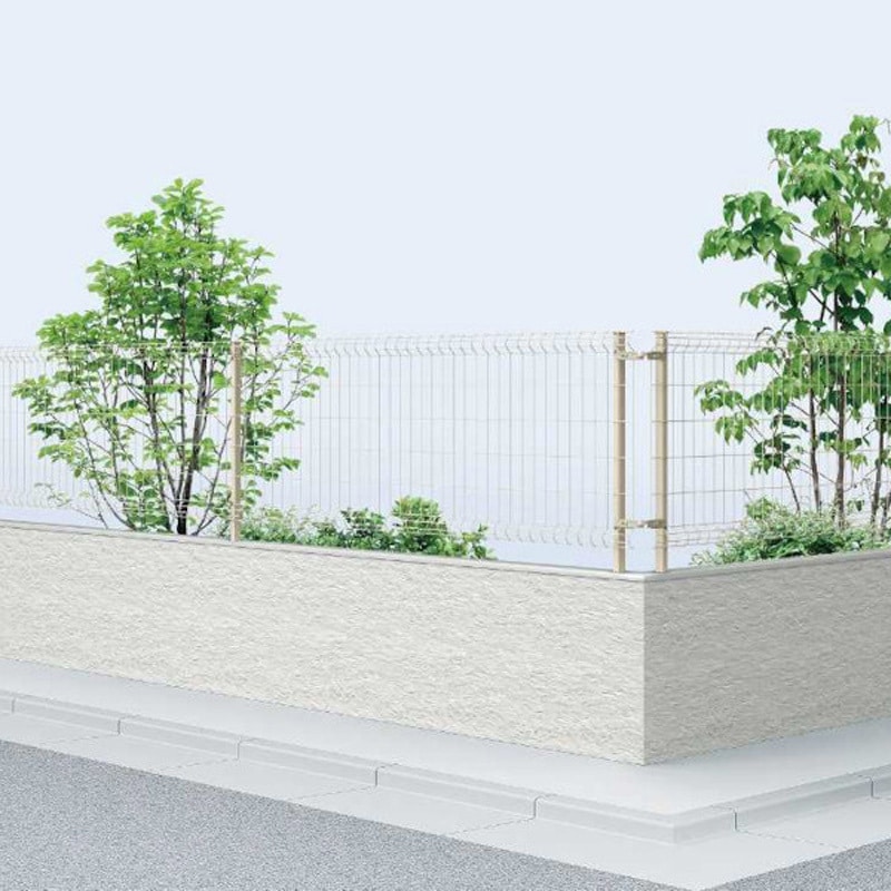 EFI-A1F-2008 イーネットフェンス A1F型 T80 YKK AP スチール製 カームブラック色   EFI-A1F-2008