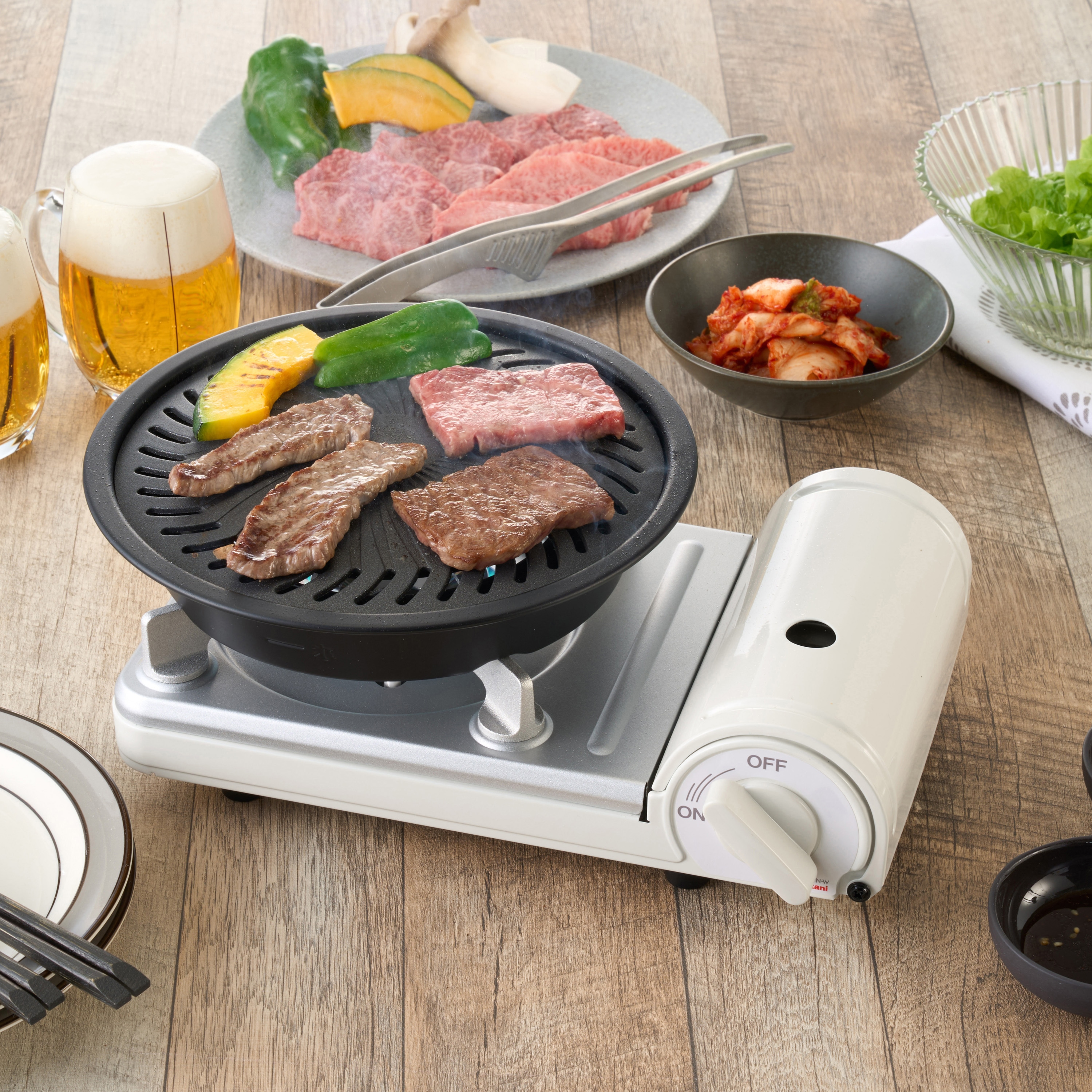 楽天ミニ 2台セット CB-JRC-MN-W カセットフー ”ミニ” イワタニ ホワイト色 CB-JRC-MN-W