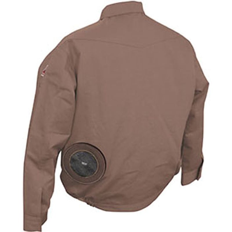 BR-2000-GY-L 防炎空調エアコン服 服のみ ブレイン グレー色 混率(%):綿100(防炎素材) サイズL  BR-2000-GY-L 12,900円