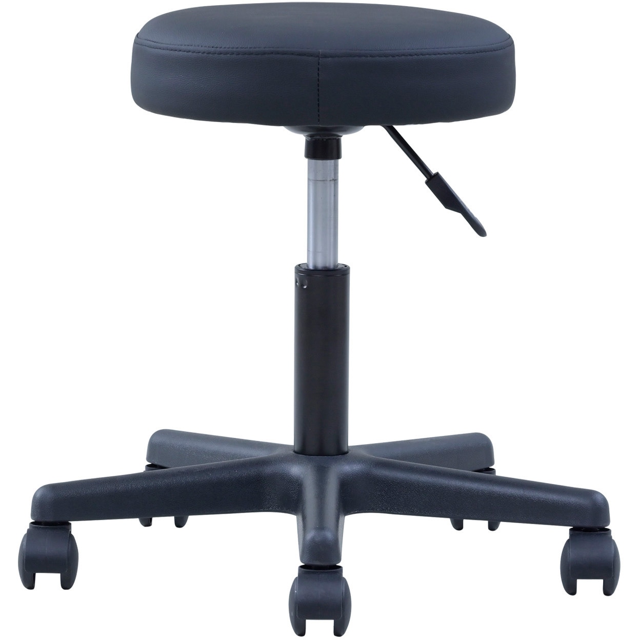 ROUND-35(NBK) ラウンドチェア YAMAZEN(山善) ブラック色 質量4kg