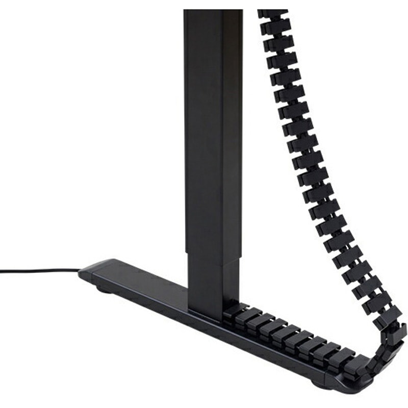 ACC-130(WH) ケーブルカバー 電動昇降デスク用 蛇腹式 1台 YAMAZEN