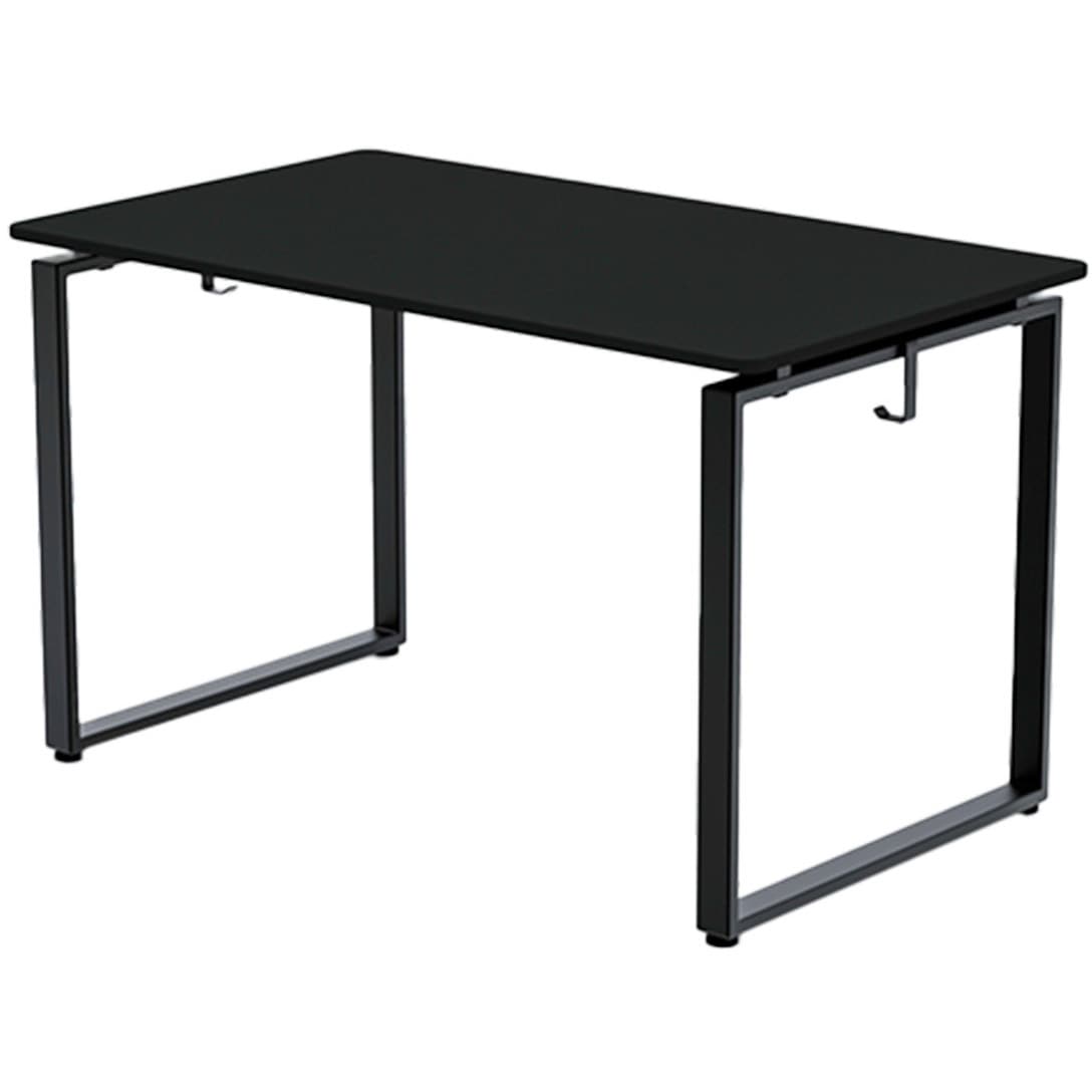 ELD-T1270(BK)+FUD-FS(MBK) オフィスデスク スタンダード天板 幅100/120/140cm 奥行70cm YAMAZEN(山善) 幅120cm奥行70cm高さ71cm