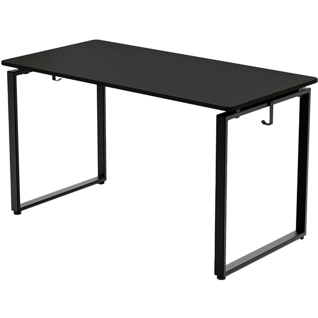 ELD-T1470(BK)+FUD-FS(MBK) オフィスデスク スタンダード天板 幅100/120/140cm 奥行70cm YAMAZEN(山善) 幅140cm奥行70cm高さ71cm