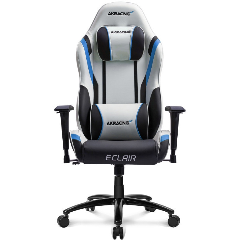 p 3点 まとめ商品 Eclair Gaming Chair (Blue) ゲーミング・オフィスチェア Eclair