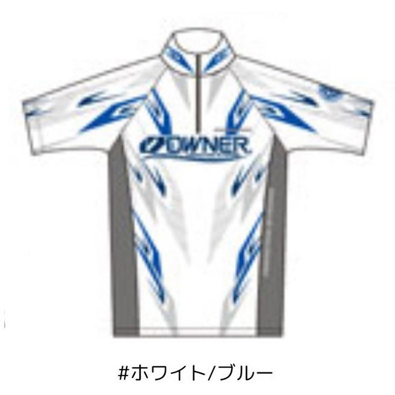 LLサイズ 半袖ストレッチシャツ OWNER(オーナーばり) 衣料 #ホワイト