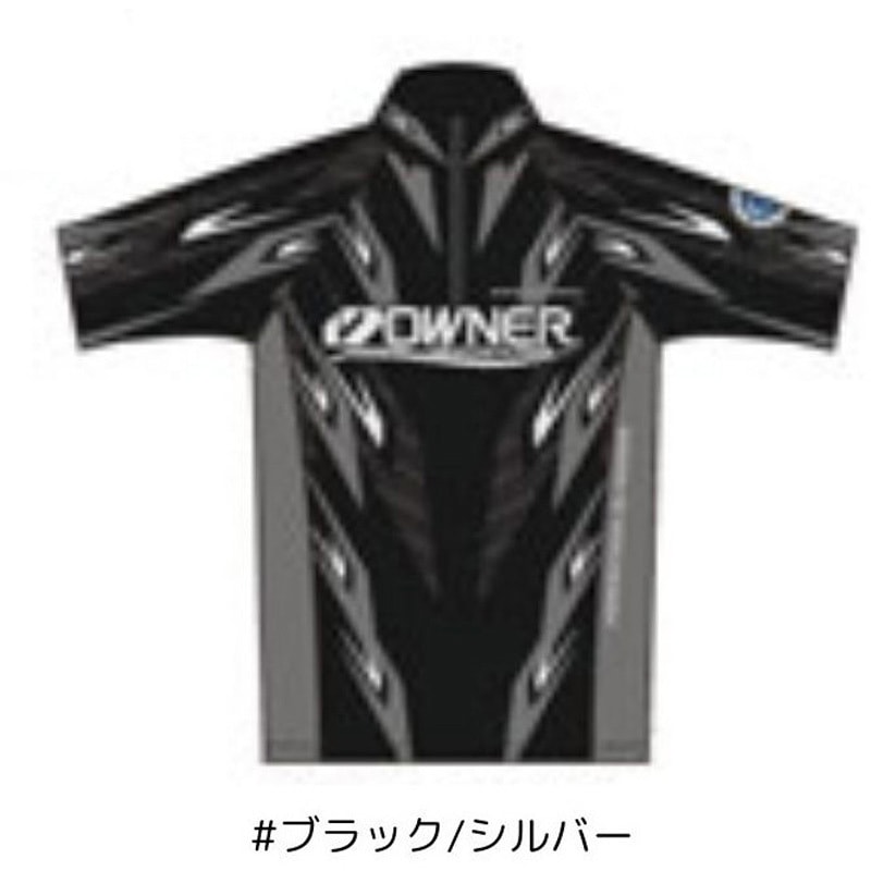 OWNER 半袖ストレッチシャツ 4Lブラック/シルバー Mサイズ 半袖ストレッチシャツ OWNER(オーナーばり) 衣料 #ブラック