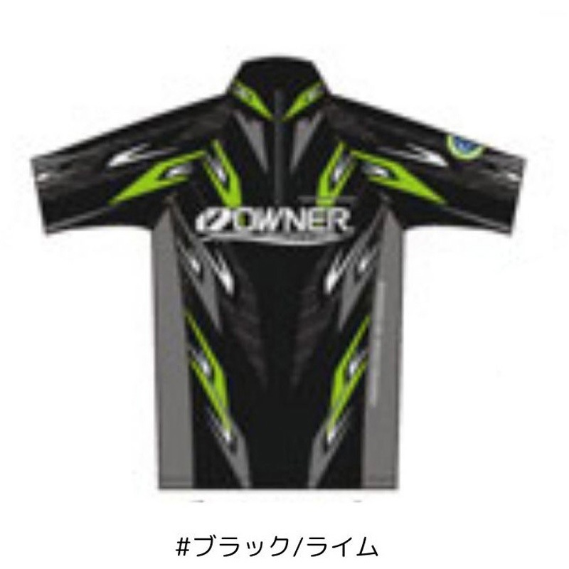 Mサイズ 半袖ストレッチシャツ OWNER(オーナーばり) 衣料 #ブラック