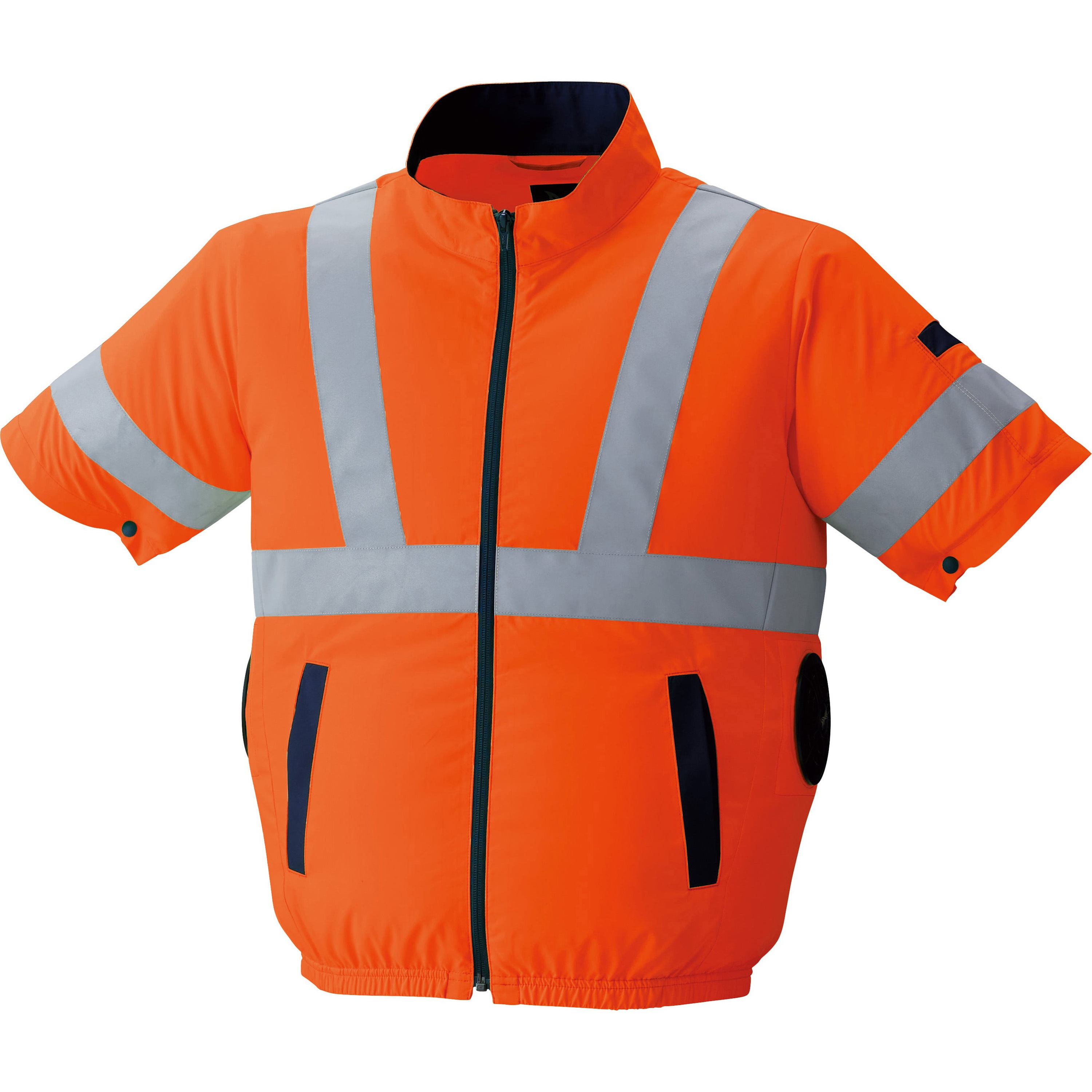 9211 空調服(R)高視認半袖ブルゾン(横ファン) 9211 Asahicho(旭蝶繊維